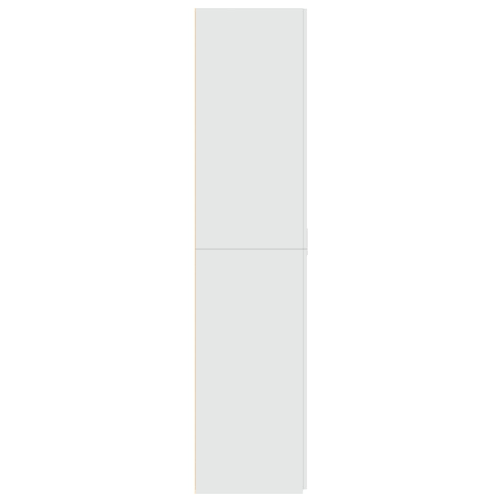 Hoge kast 70x42,5x185 cm bewerkt hout wit is nu te koop bij PeponiXL, paradijselijk wonen!