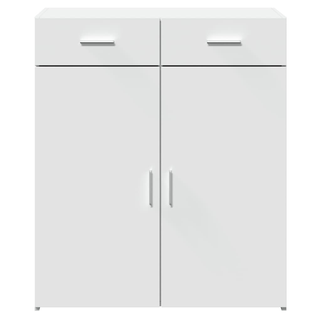 Dressoir 80x42,5x93 cm bewerkt hout wit is nu te koop bij PeponiXL, paradijselijk wonen!