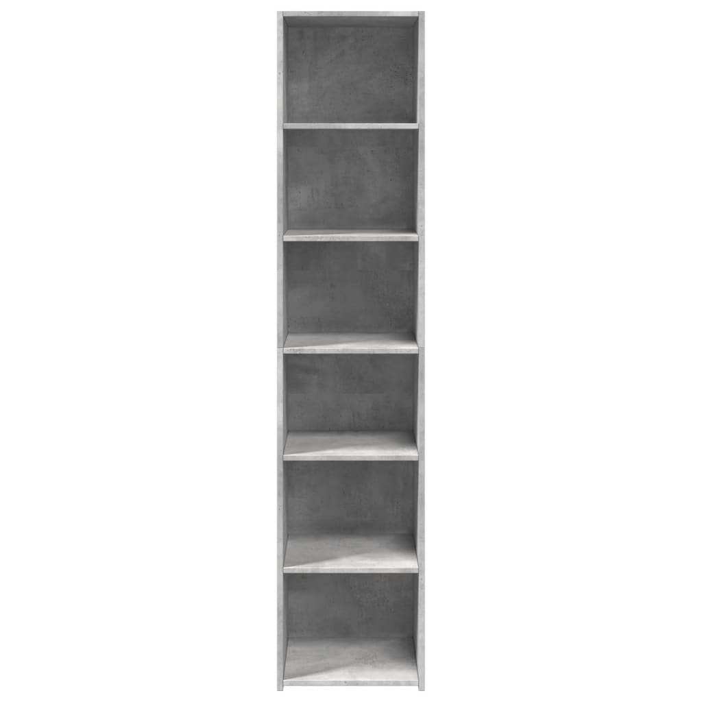 Hoge kast 40x41x185 cm bewerkt hout betongrijs is nu te koop bij PeponiXL, paradijselijk wonen!