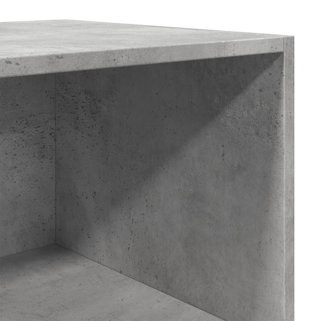 Hoge kast 40x41x185 cm bewerkt hout betongrijs is nu te koop bij PeponiXL, paradijselijk wonen!
