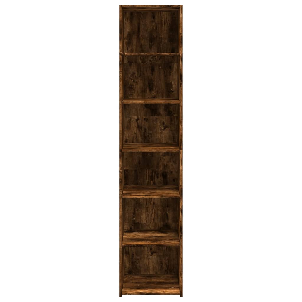 Hoge kast 40x41x185 cm bewerkt hout gerookt eikenkleurig is nu te koop bij PeponiXL, paradijselijk wonen!