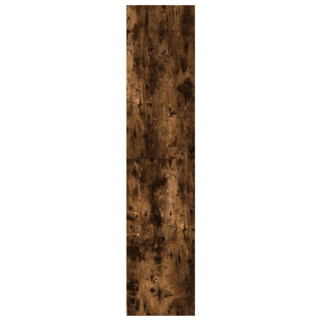 Hoge kast 40x41x185 cm bewerkt hout gerookt eikenkleurig is nu te koop bij PeponiXL, paradijselijk wonen!