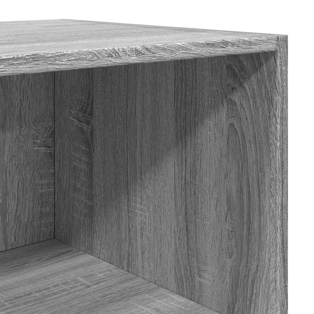 Hoge kast 40x41x185 cm bewerkt hout grijs sonoma eikenkleurig is nu te koop bij PeponiXL, paradijselijk wonen!
