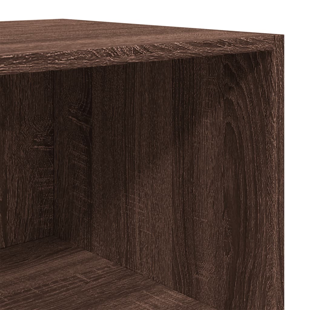 Hoge kast 40x41x185 cm bewerkt hout bruin eikenkleurig is nu te koop bij PeponiXL, paradijselijk wonen!