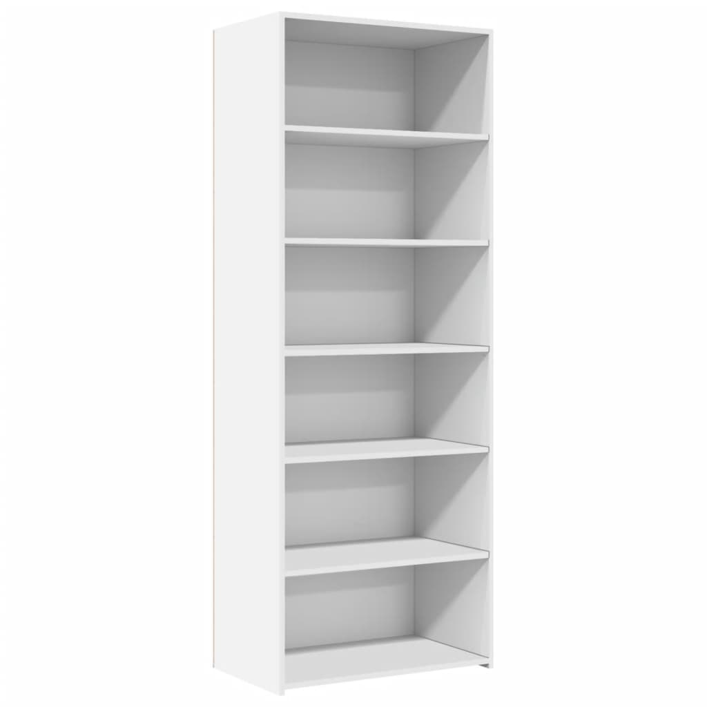 Hoge kast 70x41x185 cm bewerkt hout wit is nu te koop bij PeponiXL, paradijselijk wonen!