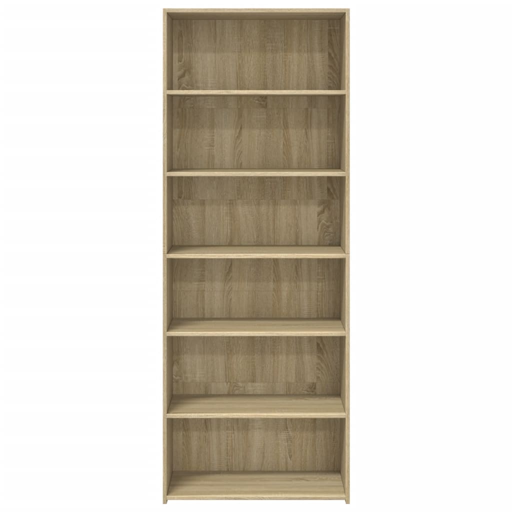 Hoge kast 70x41x185 cm bewerkt hout sonoma eikenkleurig is nu te koop bij PeponiXL, paradijselijk wonen!