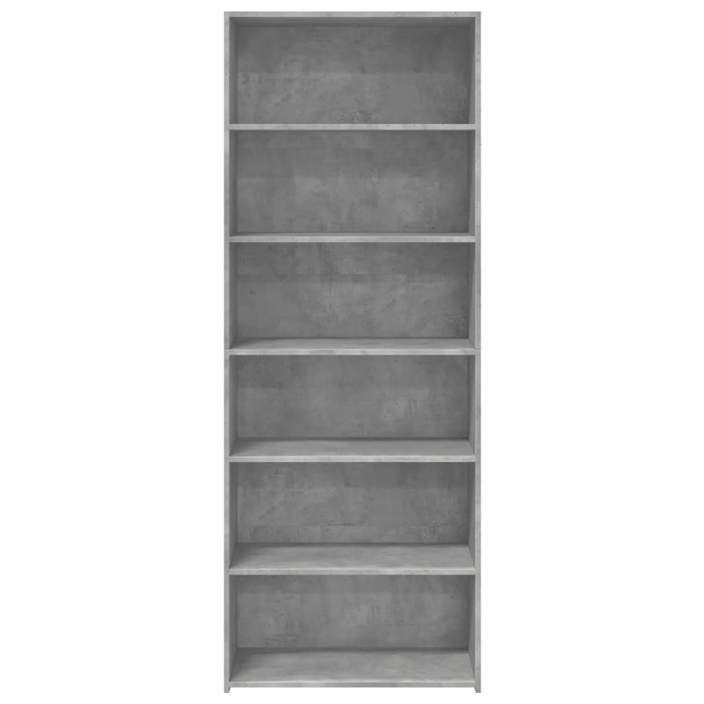 Hoge kast 70x41x185 cm bewerkt hout betongrijs is nu te koop bij PeponiXL, paradijselijk wonen!