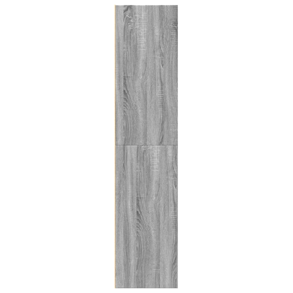 Hoge kast 70x41x185 cm bewerkt hout grijs sonoma eikenkleurig is nu te koop bij PeponiXL, paradijselijk wonen!