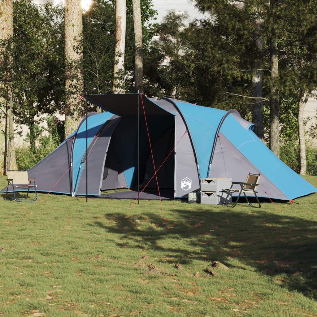 Koepeltent 6-persoons waterdicht blauw is nu te koop bij PeponiXL, paradijselijk wonen!