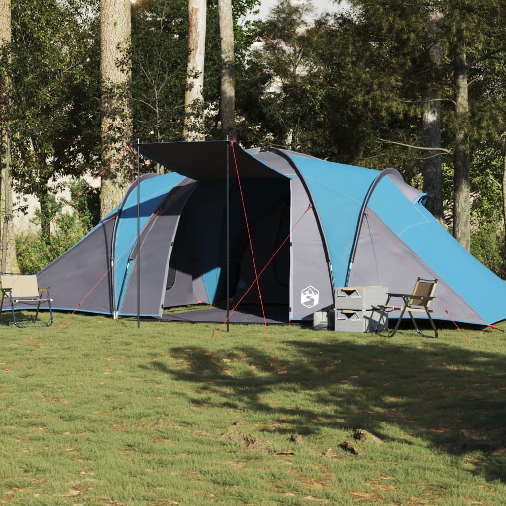Koepeltent 6-persoons waterdicht blauw is nu te koop bij PeponiXL, paradijselijk wonen!