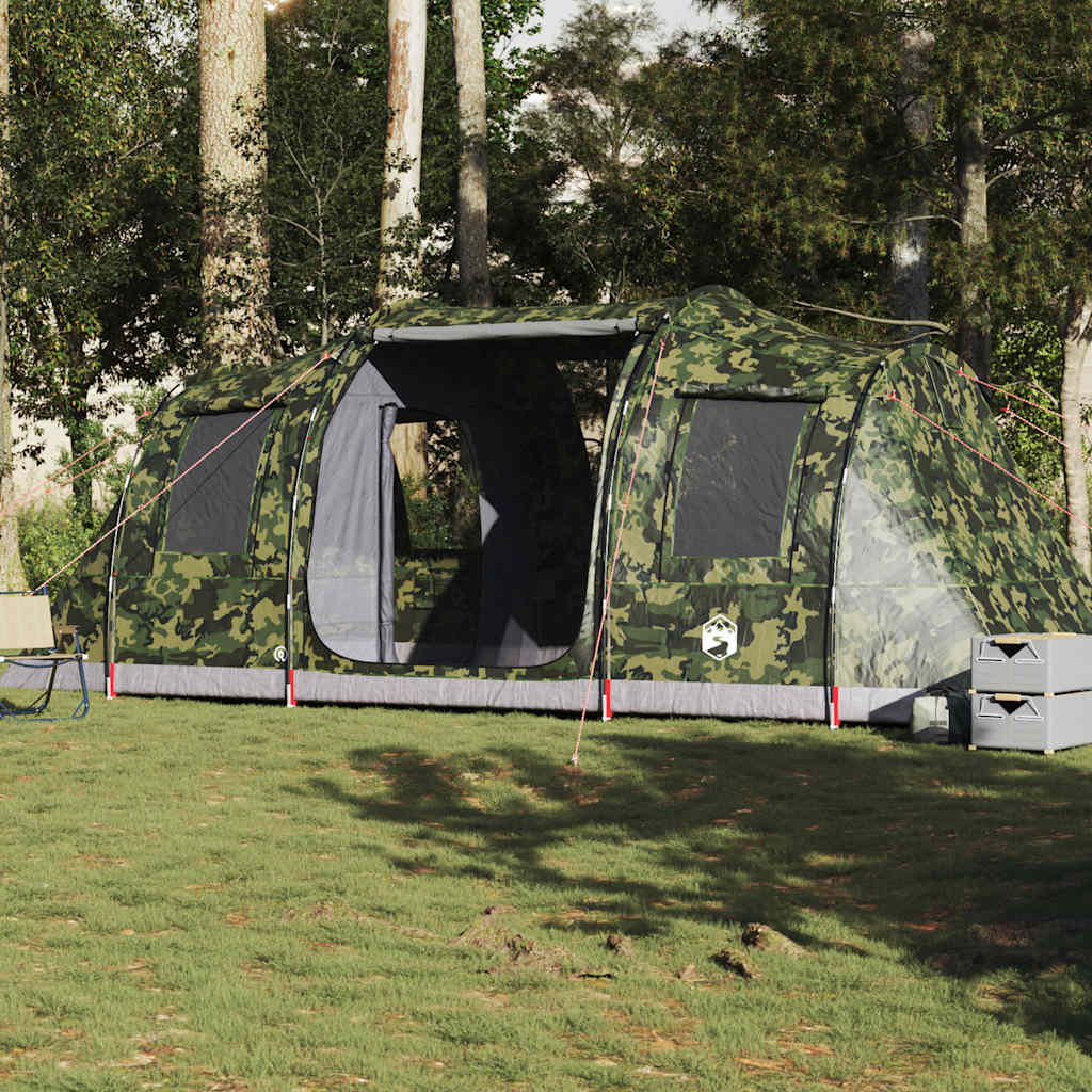 Tunneltent 4-persoons waterdicht camouflage is nu te koop bij PeponiXL, paradijselijk wonen!