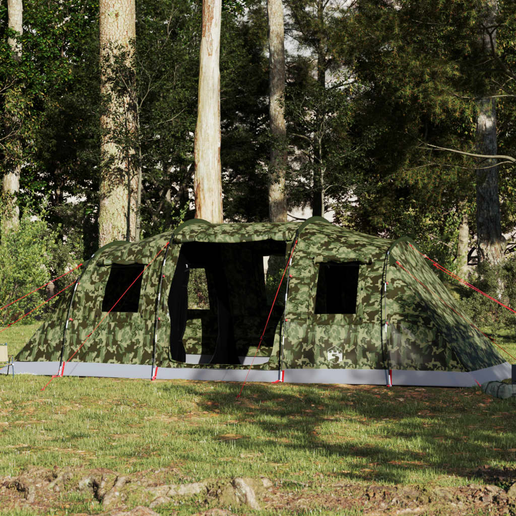Tunneltent 6-persoons waterdicht camouflage is nu te koop bij PeponiXL, paradijselijk wonen!