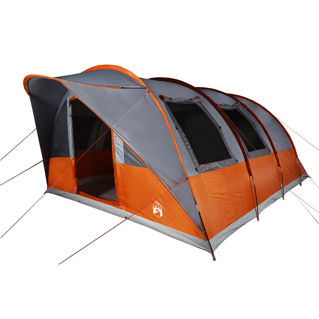 Tunneltent 5-persoons waterdicht grijs en oranje is nu te koop bij PeponiXL, paradijselijk wonen!