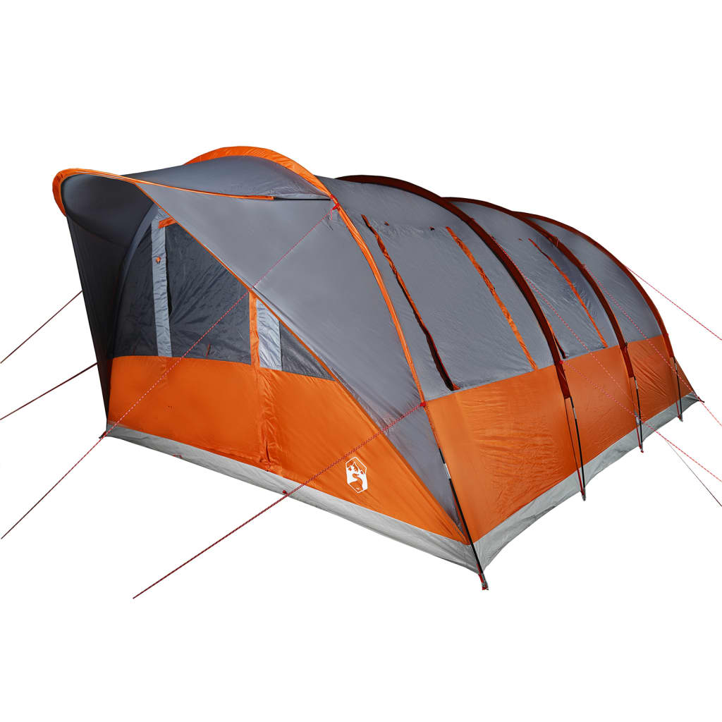 Tunneltent 5-persoons waterdicht grijs en oranje is nu te koop bij PeponiXL, paradijselijk wonen!