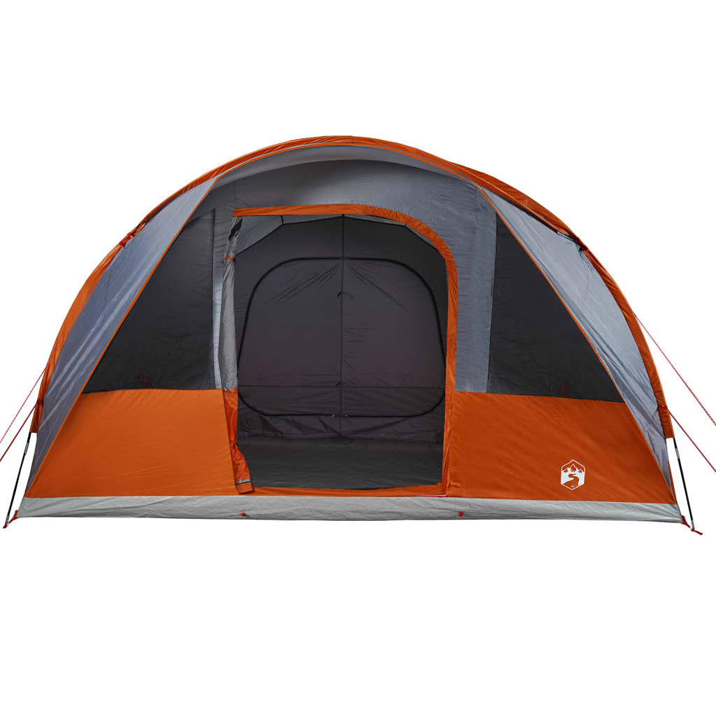 Tunneltent 5-persoons waterdicht grijs en oranje is nu te koop bij PeponiXL, paradijselijk wonen!