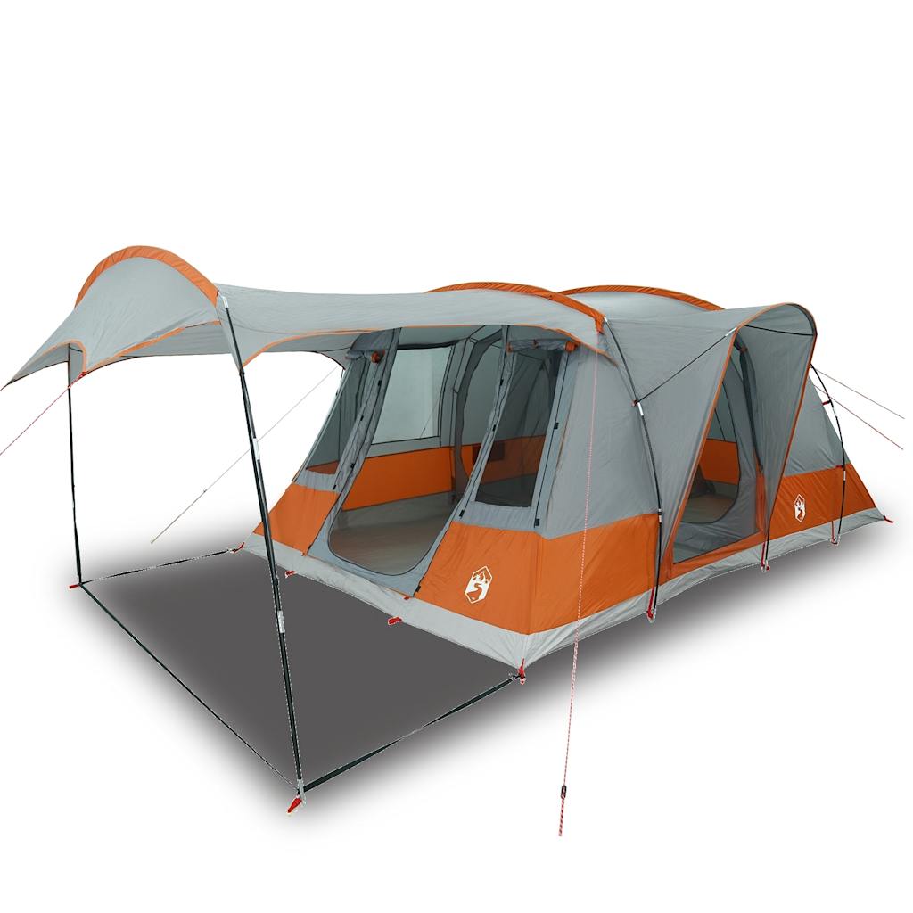 Tunneltent 5-persoons waterdicht grijs en oranje is nu te koop bij PeponiXL, paradijselijk wonen!