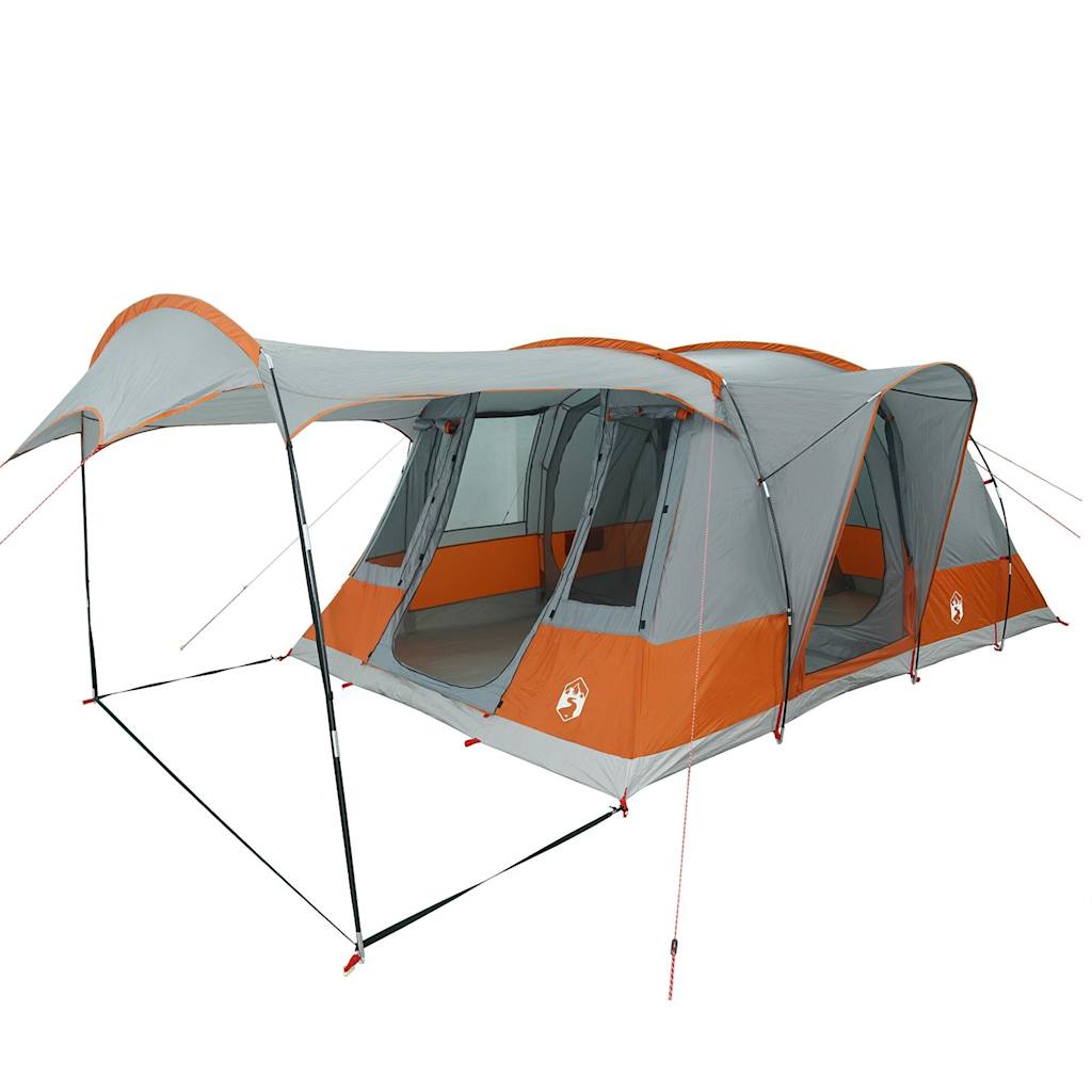 Tunneltent 5-persoons waterdicht grijs en oranje is nu te koop bij PeponiXL, paradijselijk wonen!