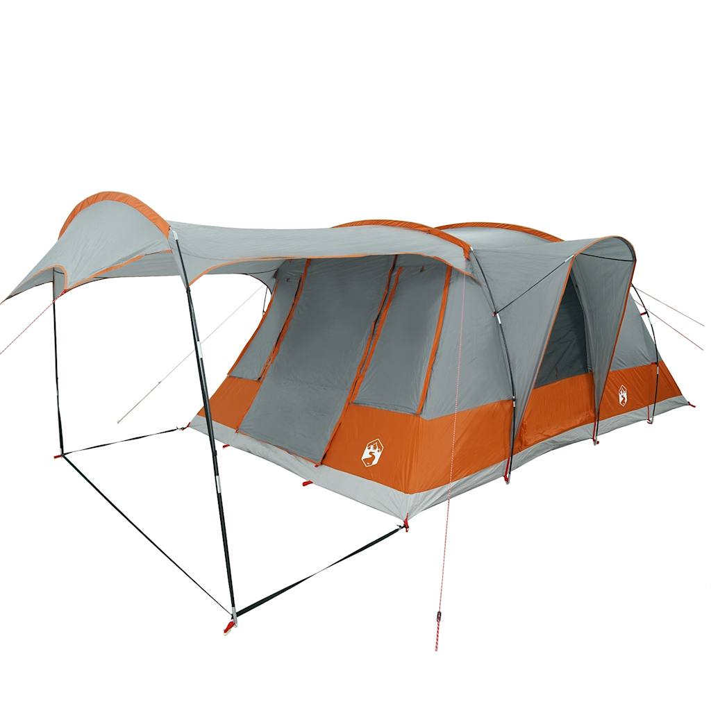 Tunneltent 5-persoons waterdicht grijs en oranje is nu te koop bij PeponiXL, paradijselijk wonen!