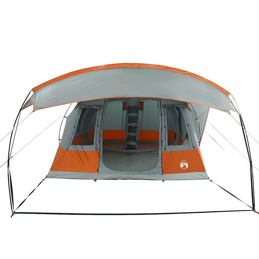 Tunneltent 5-persoons waterdicht grijs en oranje is nu te koop bij PeponiXL, paradijselijk wonen!