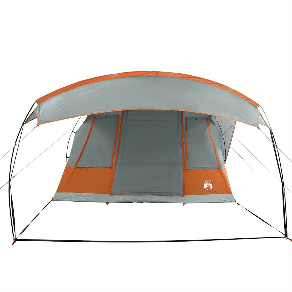 Tunneltent 5-persoons waterdicht grijs en oranje is nu te koop bij PeponiXL, paradijselijk wonen!