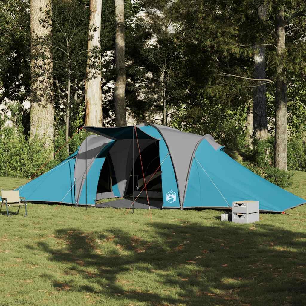 Koepeltent 6-persoons waterdicht blauw is nu te koop bij PeponiXL, paradijselijk wonen!