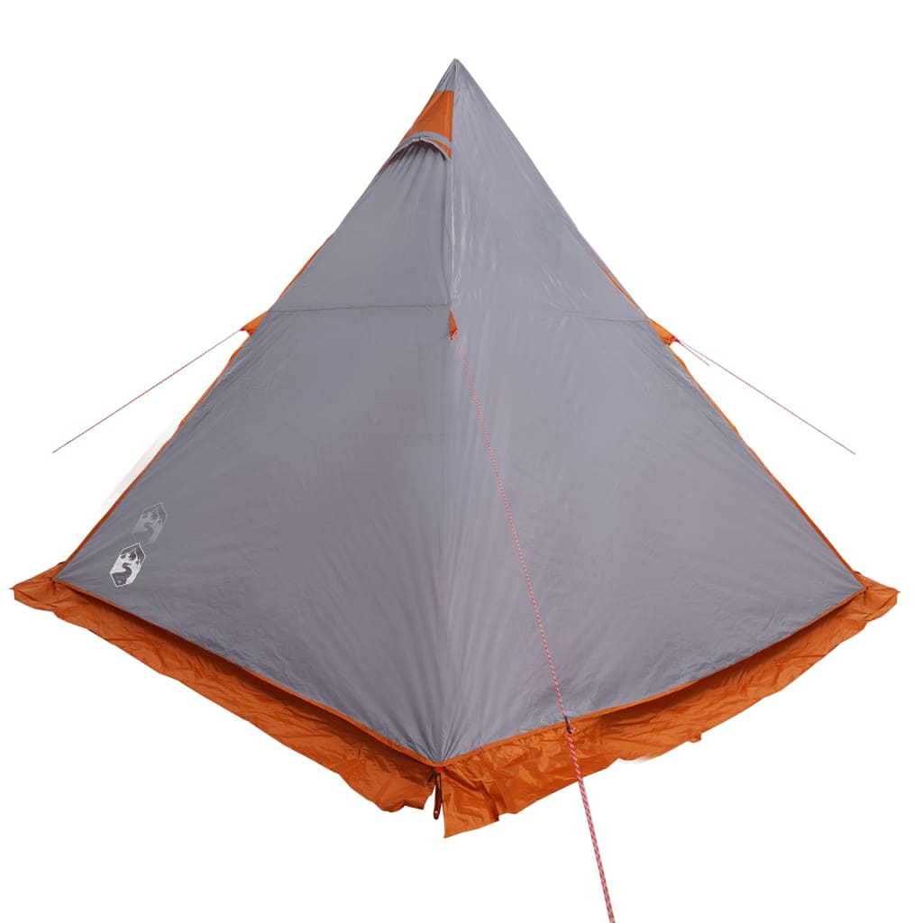 Tipitent 6-persoons waterdicht grijs en oranje is nu te koop bij PeponiXL, paradijselijk wonen!