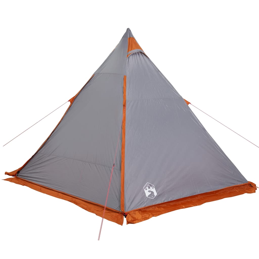 Tipitent 6-persoons waterdicht grijs en oranje is nu te koop bij PeponiXL, paradijselijk wonen!