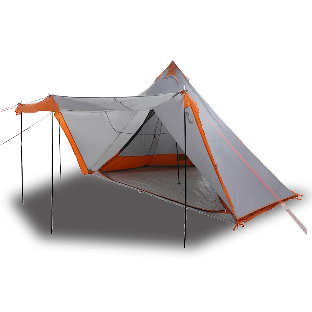 Tipitent 8-persoons waterdicht grijs en oranje is nu te koop bij PeponiXL, paradijselijk wonen!