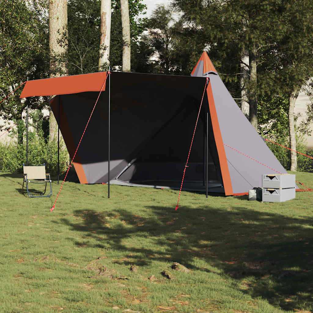 Tipitent 8-persoons waterdicht grijs en oranje is nu te koop bij PeponiXL, paradijselijk wonen!