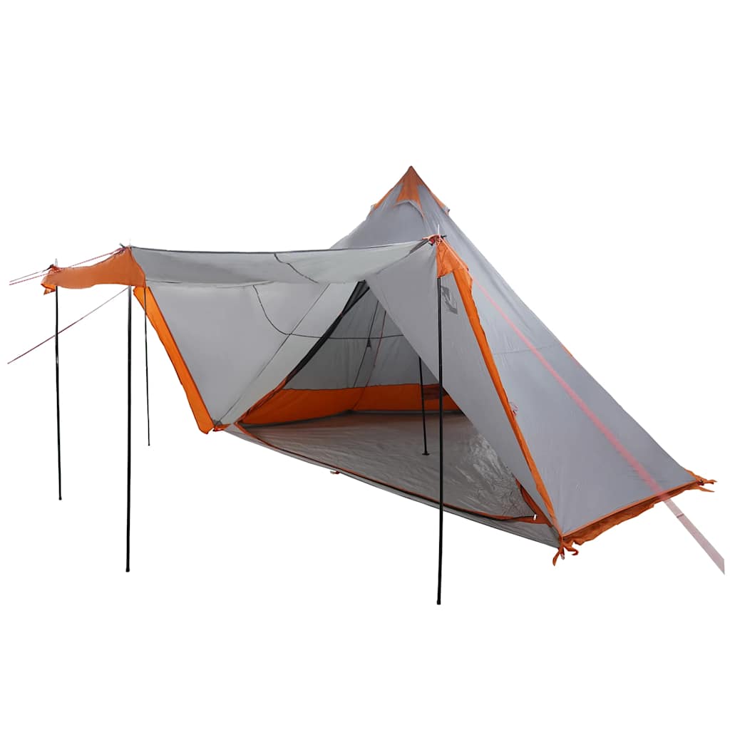 Tipitent 8-persoons waterdicht grijs en oranje is nu te koop bij PeponiXL, paradijselijk wonen!