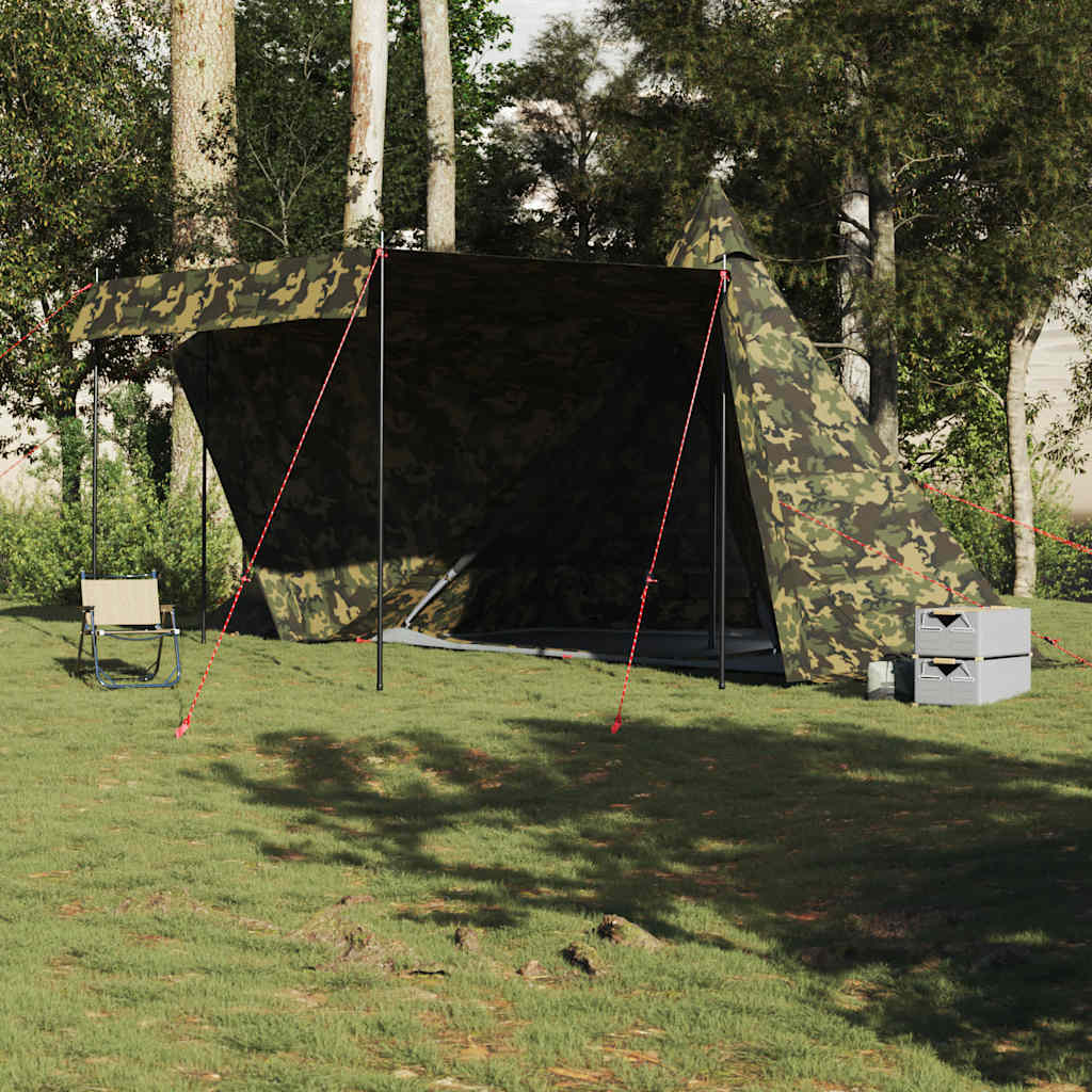 Tipitent 8-persoons camouflage waterdicht is nu te koop bij PeponiXL, paradijselijk wonen!