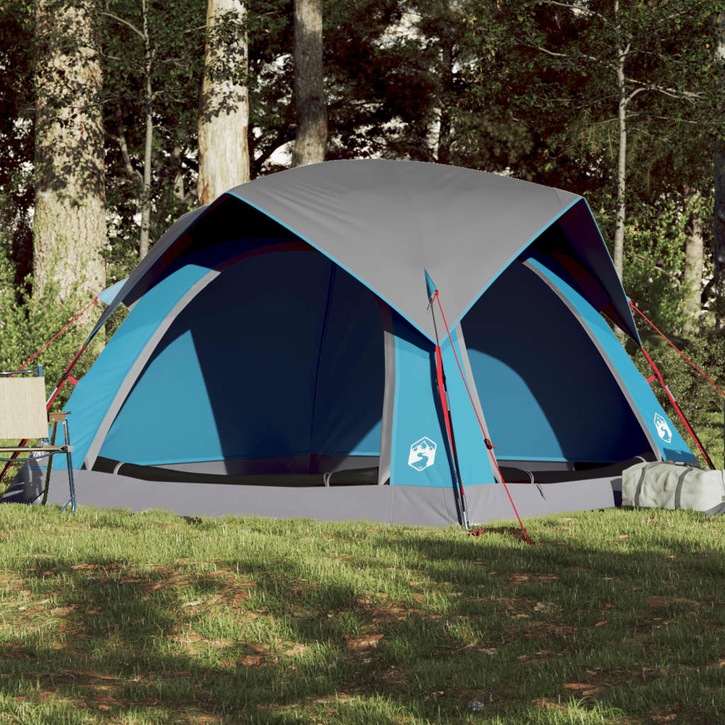 Tent 4-persoons waterdicht blauw is nu te koop bij PeponiXL, paradijselijk wonen!