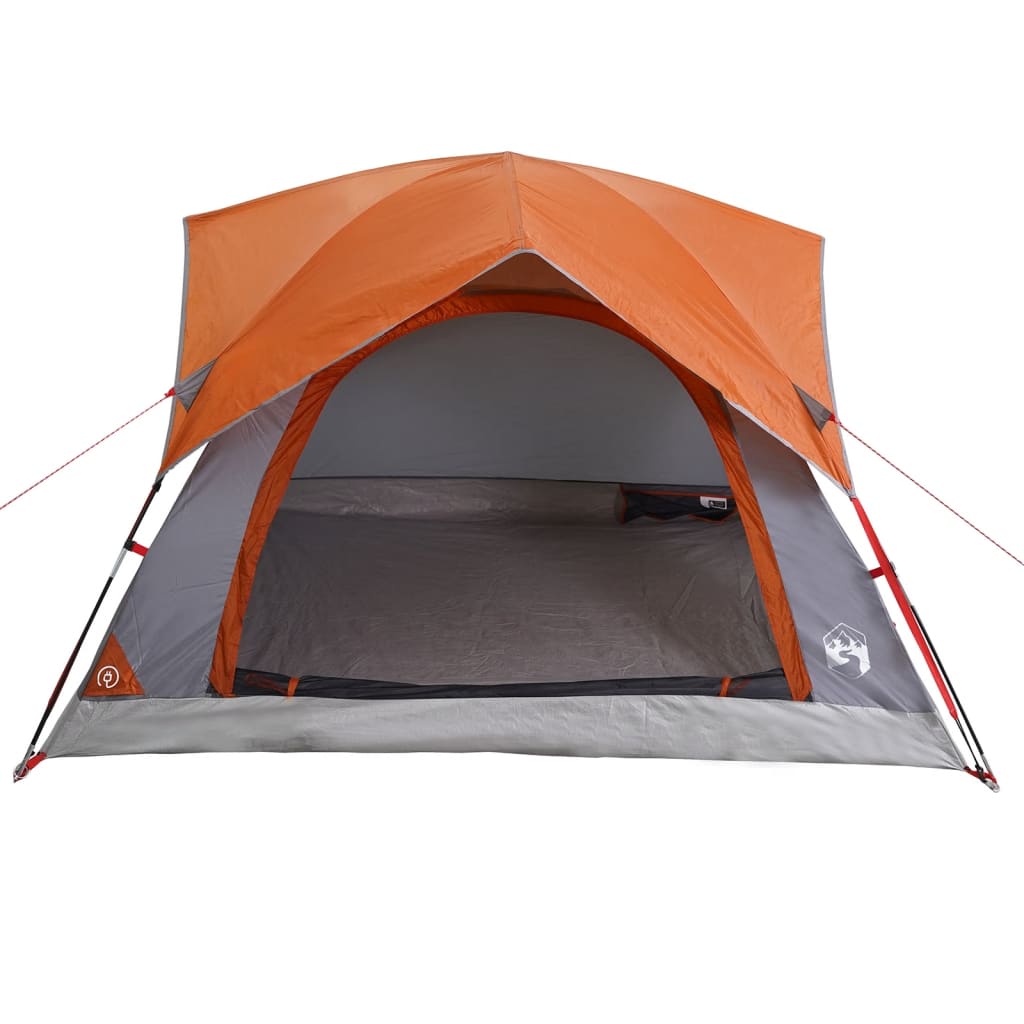 Tent 4-persoons waterdicht grijs en oranje is nu te koop bij PeponiXL, paradijselijk wonen!