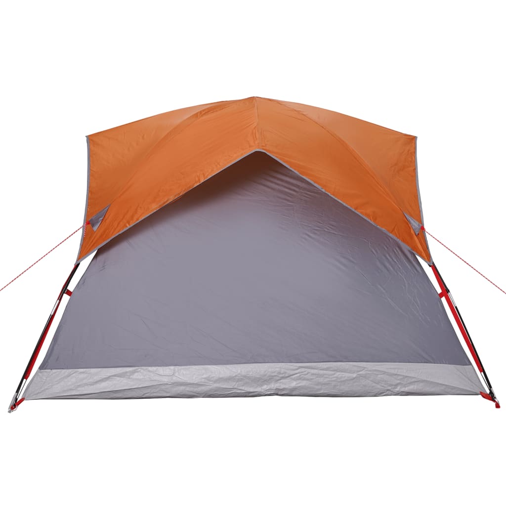 Tent 4-persoons waterdicht grijs en oranje is nu te koop bij PeponiXL, paradijselijk wonen!