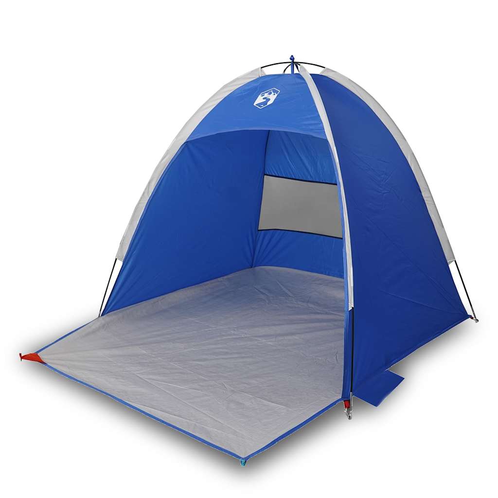 Strandtent 3-persoons waterdicht azuurblauw is nu te koop bij PeponiXL, paradijselijk wonen!