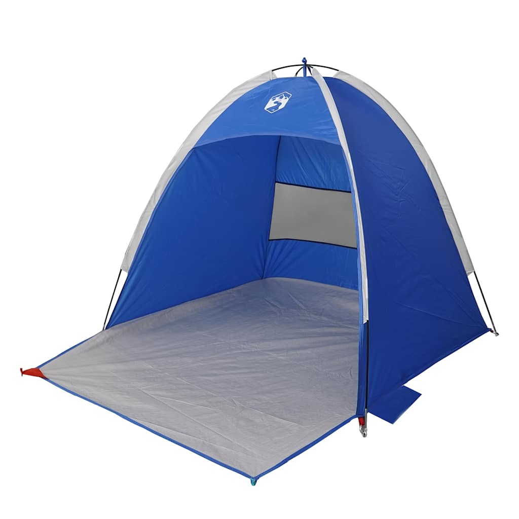 Strandtent 3-persoons waterdicht azuurblauw is nu te koop bij PeponiXL, paradijselijk wonen!