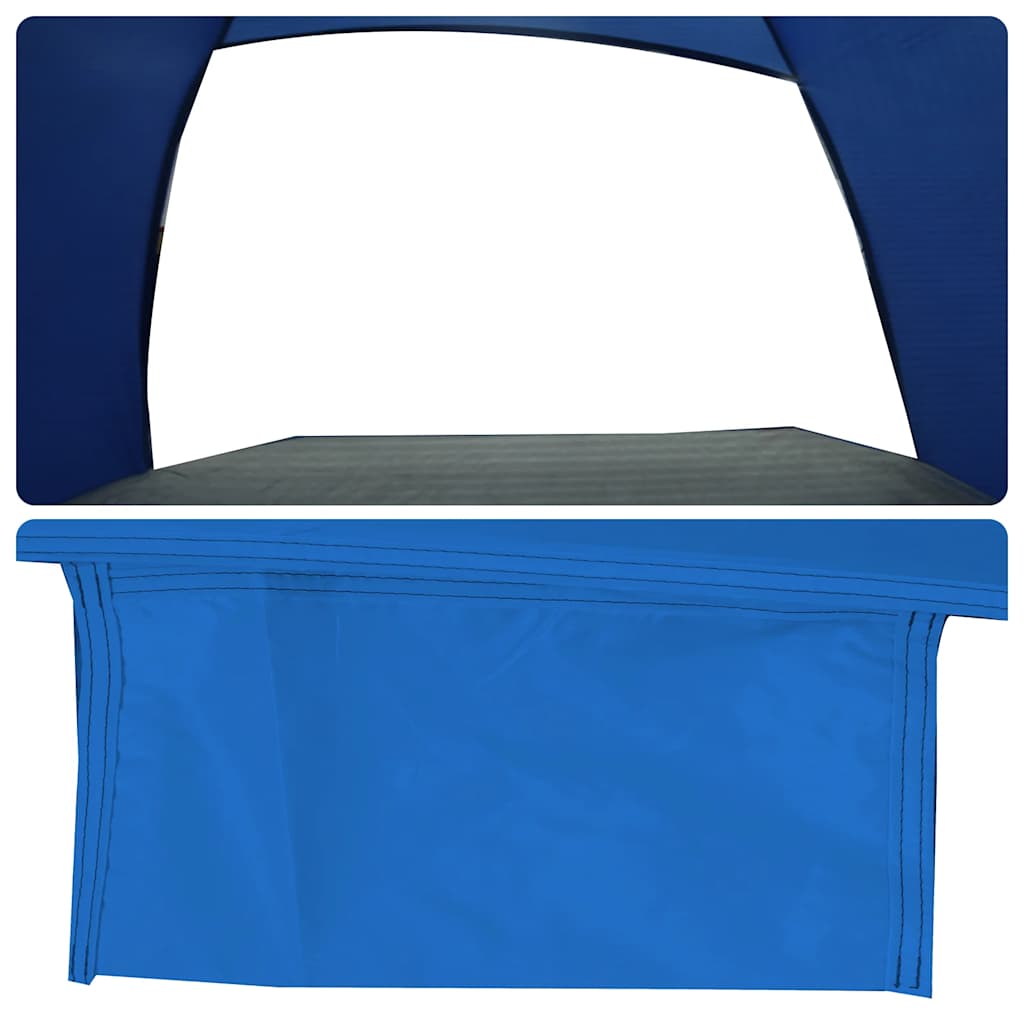 Strandtent 3-persoons waterdicht azuurblauw is nu te koop bij PeponiXL, paradijselijk wonen!