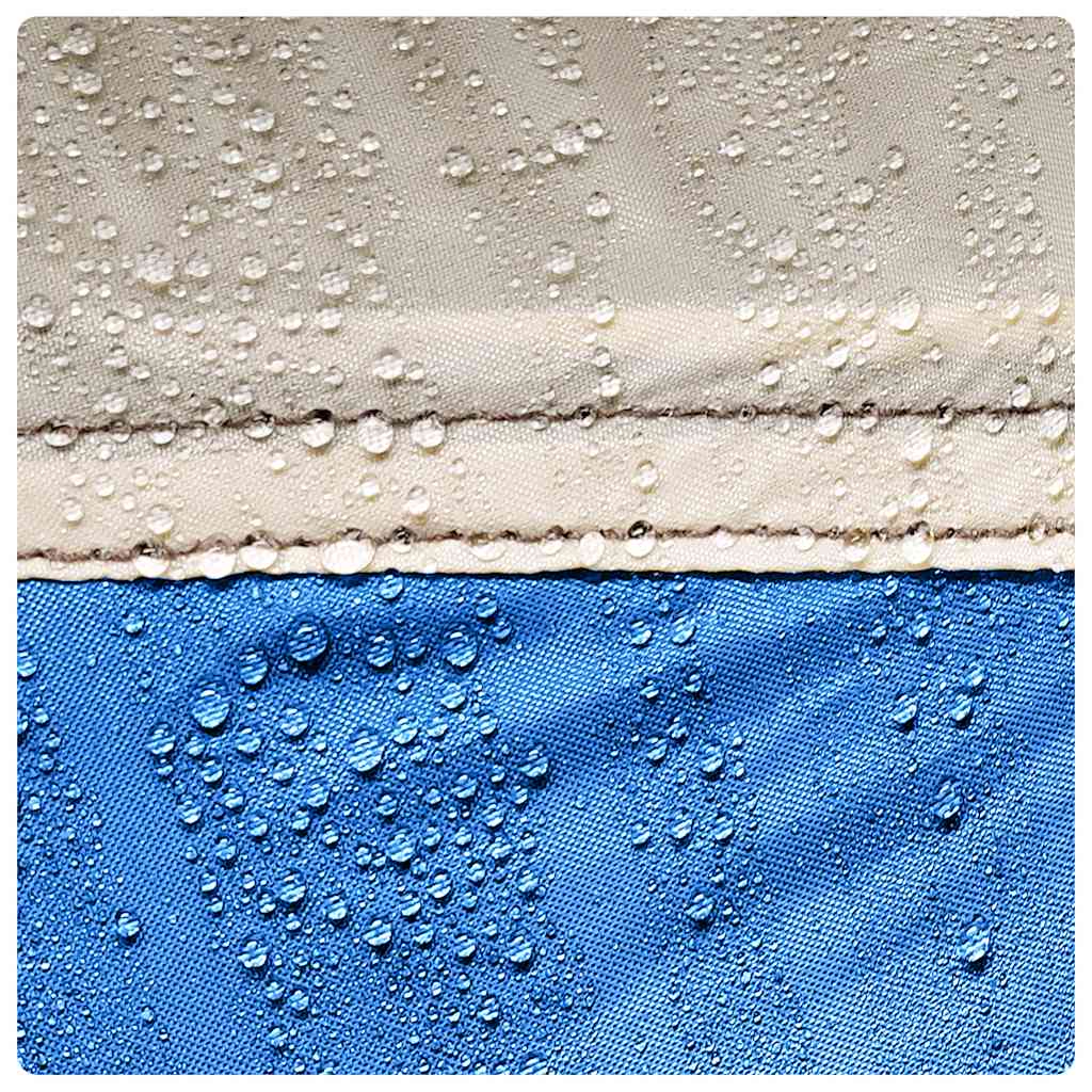 Strandtent 3-persoons waterdicht azuurblauw is nu te koop bij PeponiXL, paradijselijk wonen!