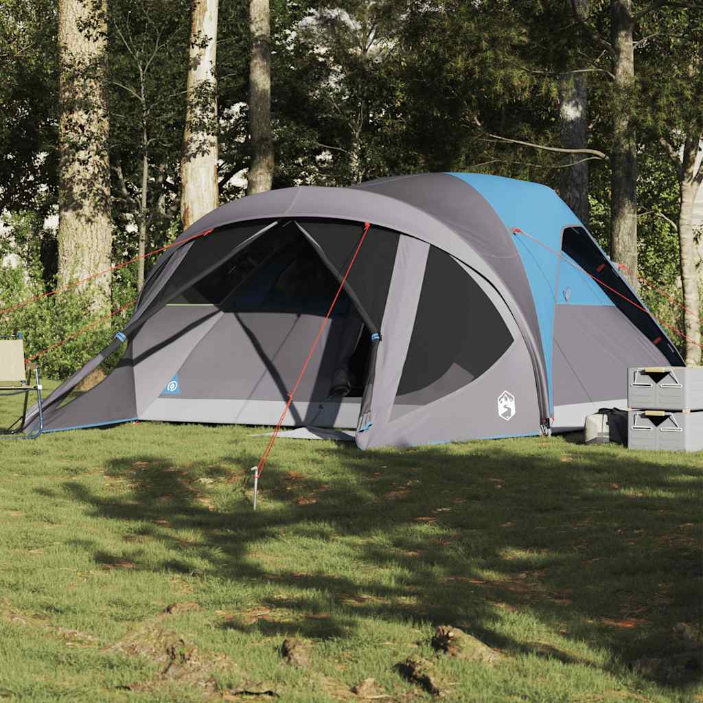 Tunneltent 6-persoons waterdicht blauw is nu te koop bij PeponiXL, paradijselijk wonen!