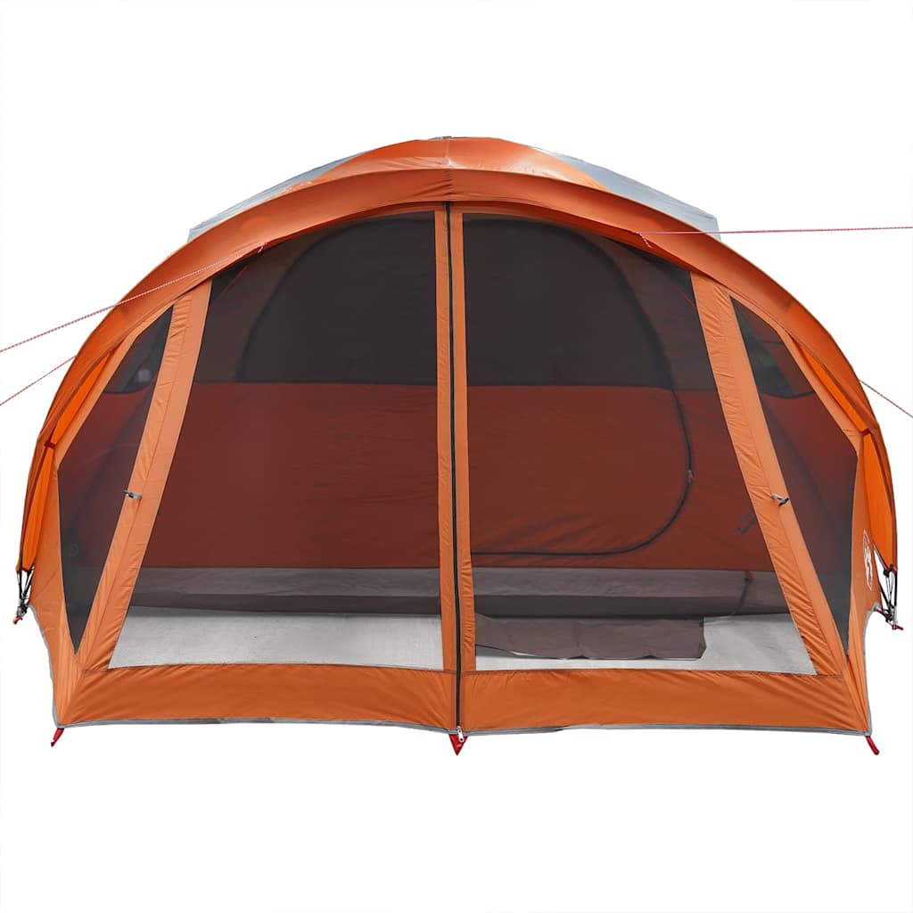 Tunneltent 6-persoons waterdicht grijs en oranje is nu te koop bij PeponiXL, paradijselijk wonen!