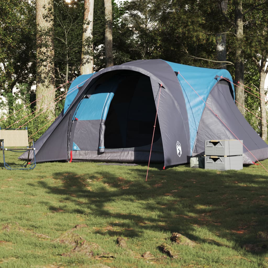 Koepeltent 6-persoons waterdicht blauw is nu te koop bij PeponiXL, paradijselijk wonen!