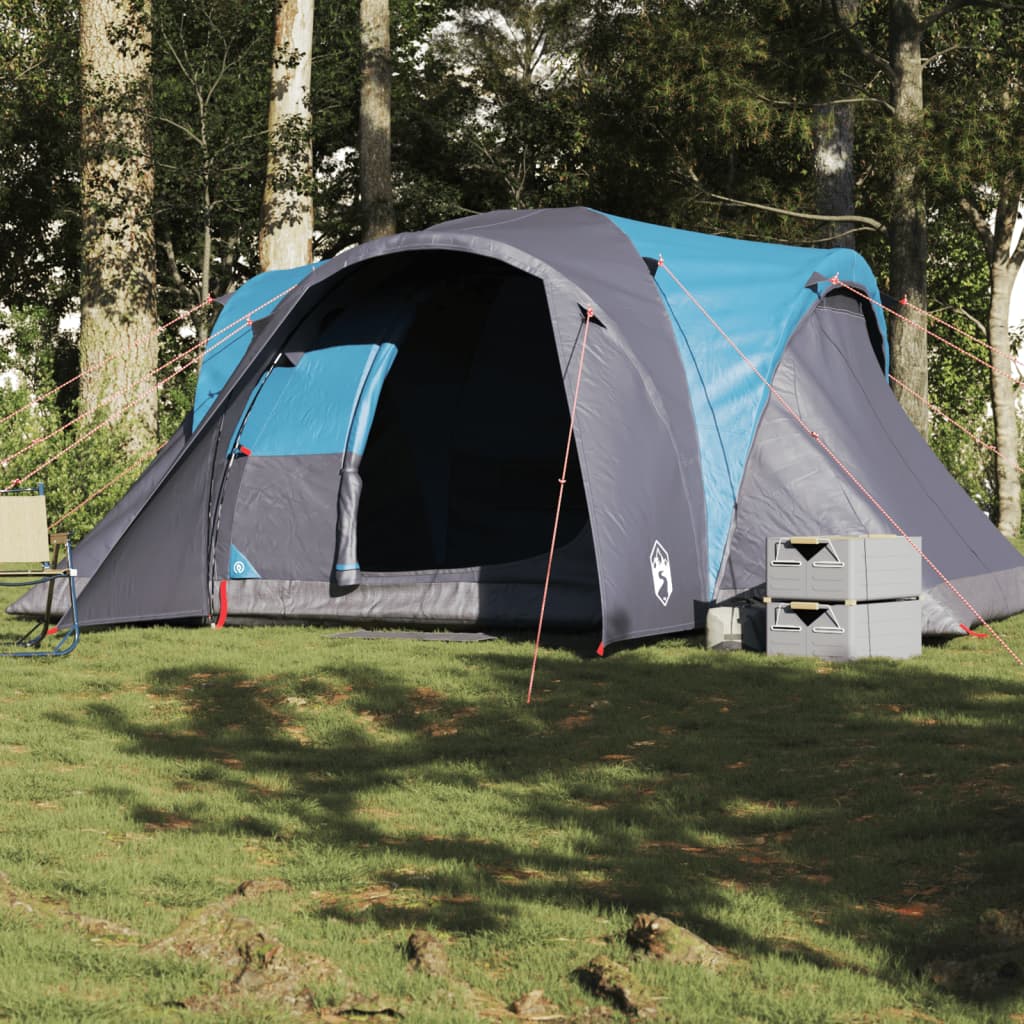 Koepeltent 6-persoons waterdicht blauw is nu te koop bij PeponiXL, paradijselijk wonen!