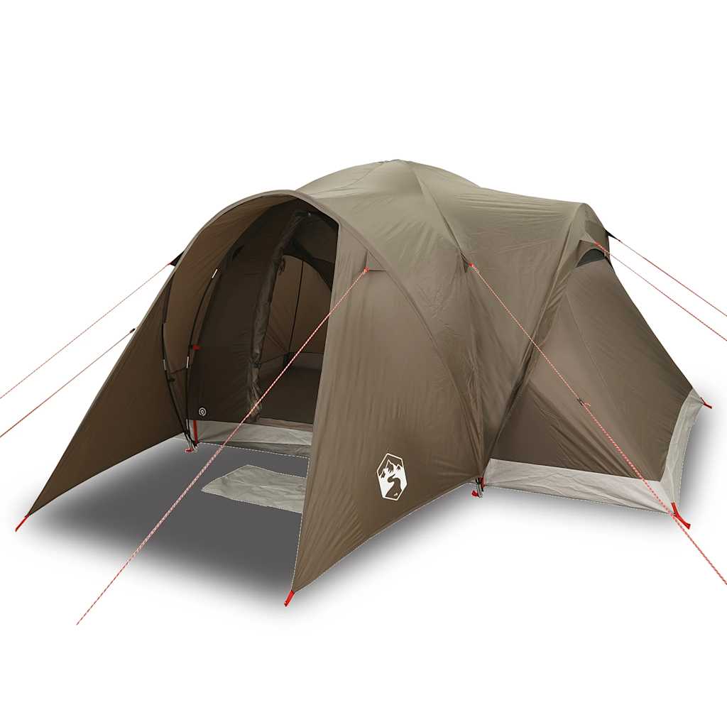 Koepeltent 6-persoons waterdicht bruin is nu te koop bij PeponiXL, paradijselijk wonen!