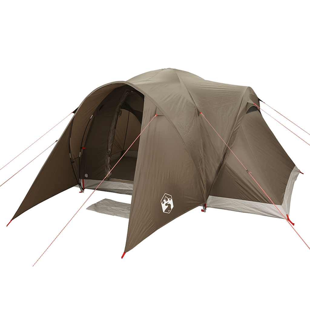 Koepeltent 6-persoons waterdicht bruin is nu te koop bij PeponiXL, paradijselijk wonen!