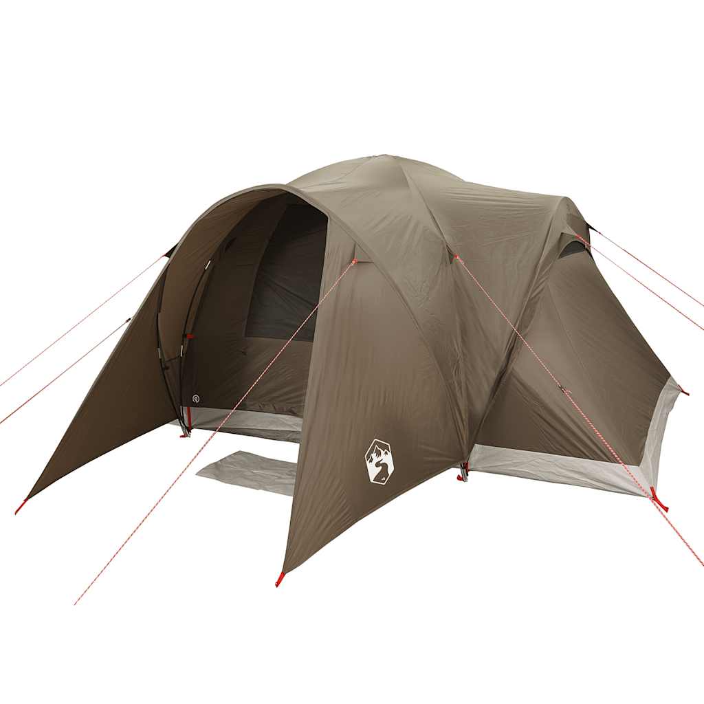 Koepeltent 6-persoons waterdicht bruin is nu te koop bij PeponiXL, paradijselijk wonen!