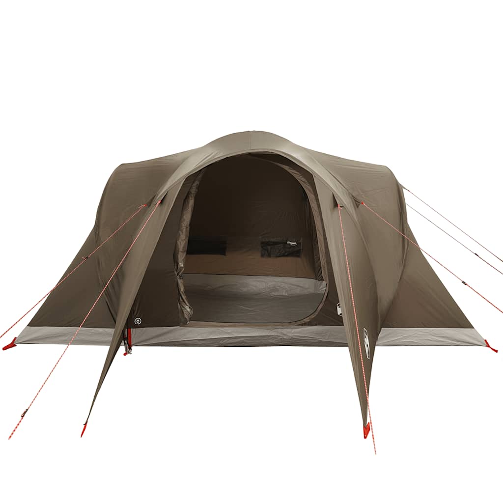 Koepeltent 6-persoons waterdicht bruin is nu te koop bij PeponiXL, paradijselijk wonen!