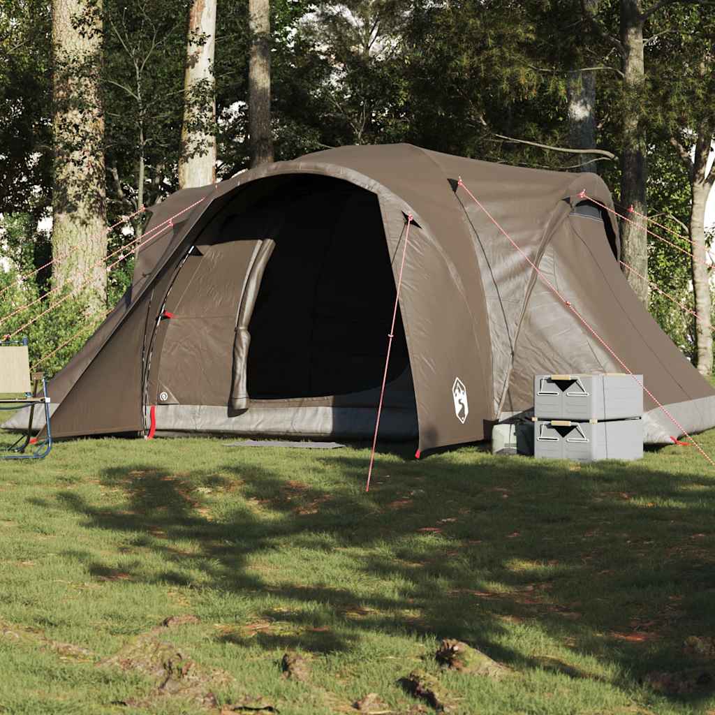 Koepeltent 6-persoons waterdicht bruin is nu te koop bij PeponiXL, paradijselijk wonen!