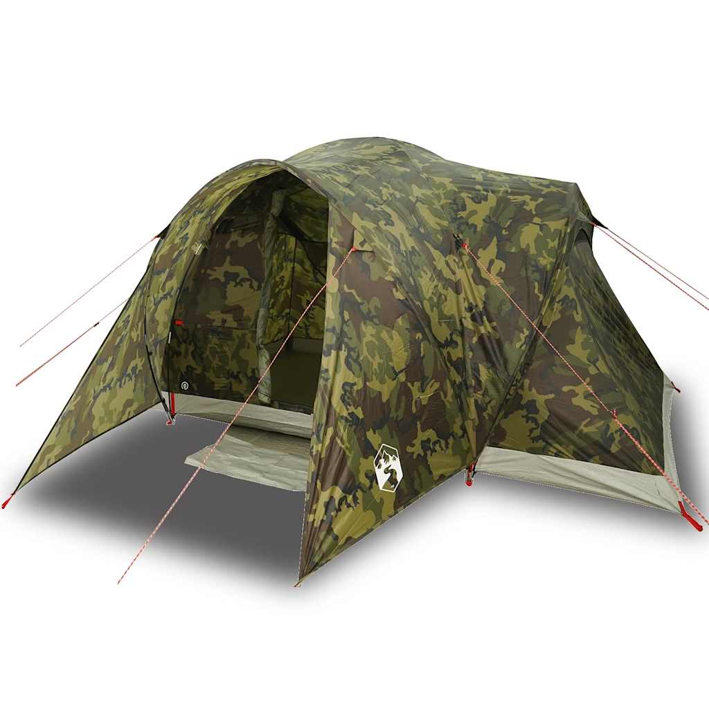 Koepeltent 6-persoons waterdicht camouflage is nu te koop bij PeponiXL, paradijselijk wonen!