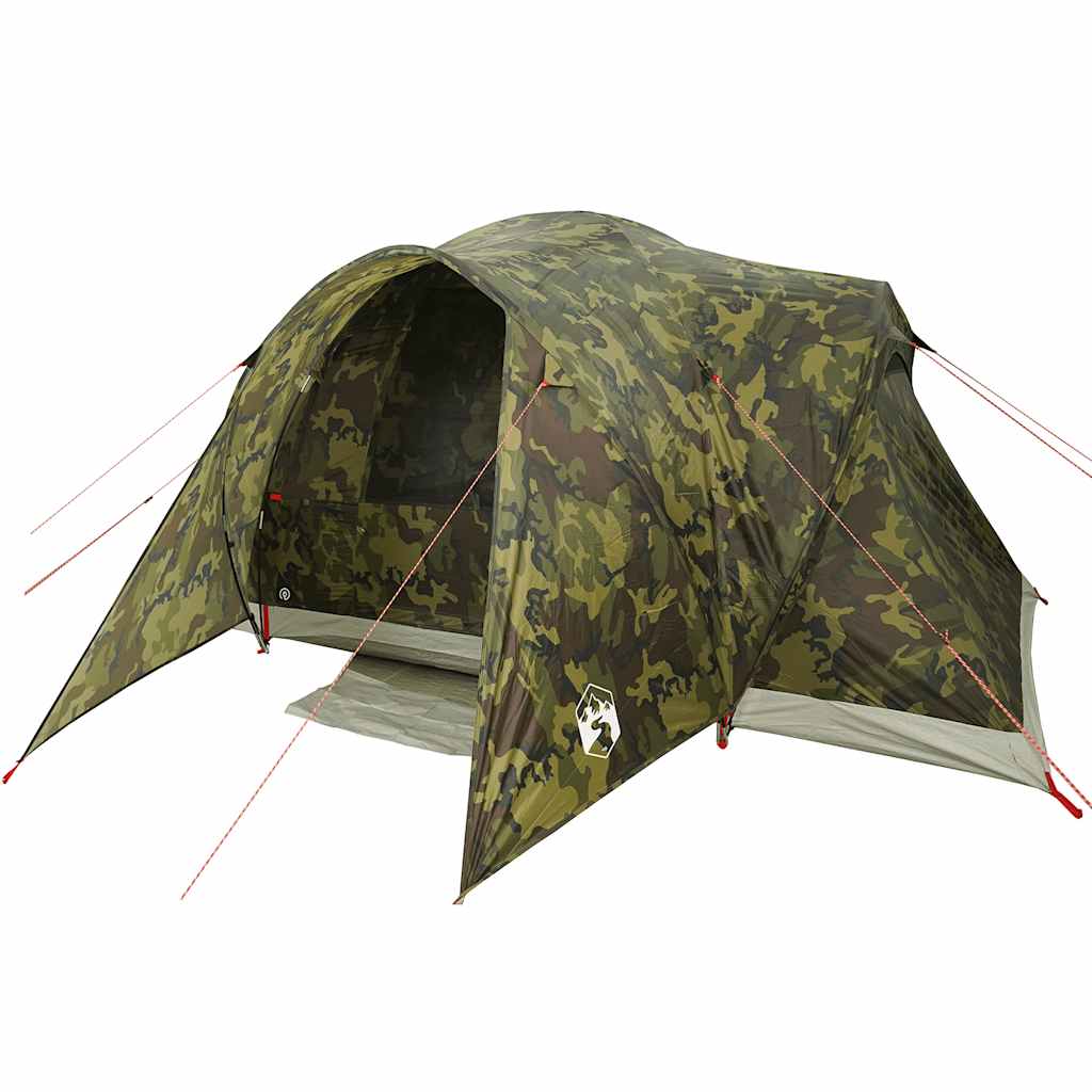 Koepeltent 6-persoons waterdicht camouflage is nu te koop bij PeponiXL, paradijselijk wonen!