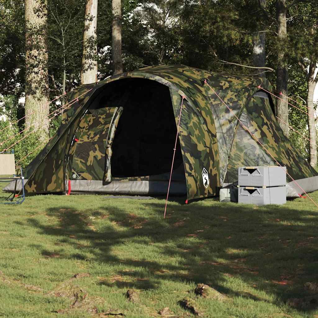 Koepeltent 6-persoons waterdicht camouflage is nu te koop bij PeponiXL, paradijselijk wonen!
